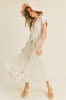OATMEAL LINEN SHIRT DRESS